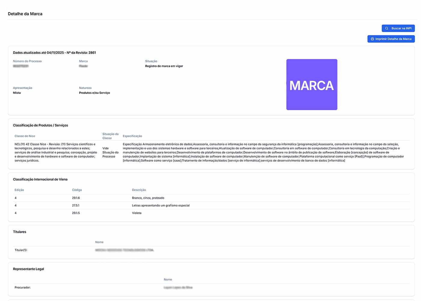Simplifique o monitoramento das suas marcas.